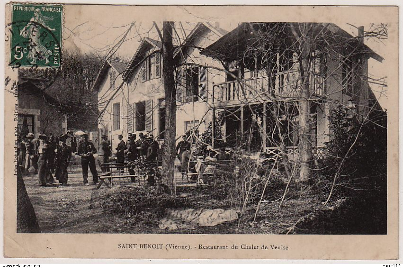 86 - T13952CPA - SAINT BENOIT - Restaurant Du Chalet De Venise - Bon état - VIENNE - Saint Benoit