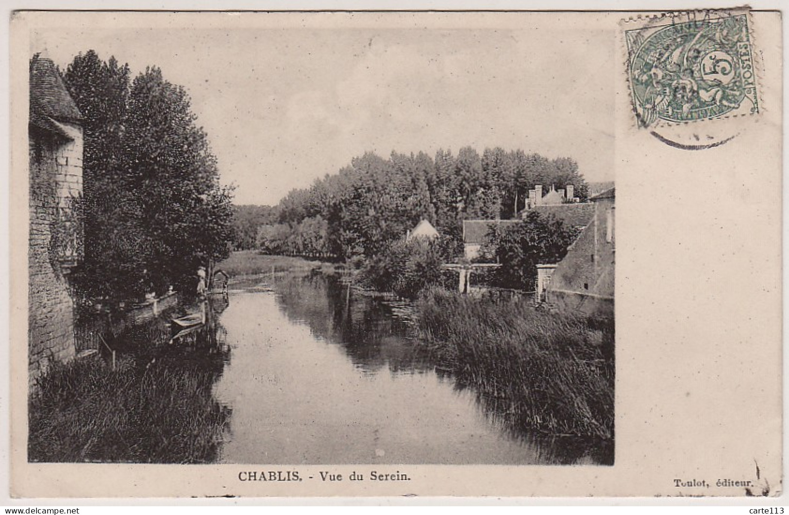 89 - B13897CPA - CHABLIS - Vue Du Serein - Parfait état - YONNE - Chablis