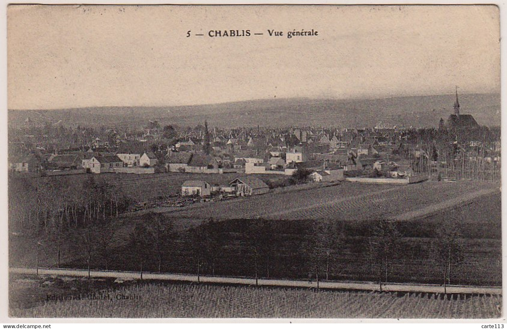 89 - B13895CPA - CHABLIS - Vue Generale - Très Bon état - YONNE - Chablis