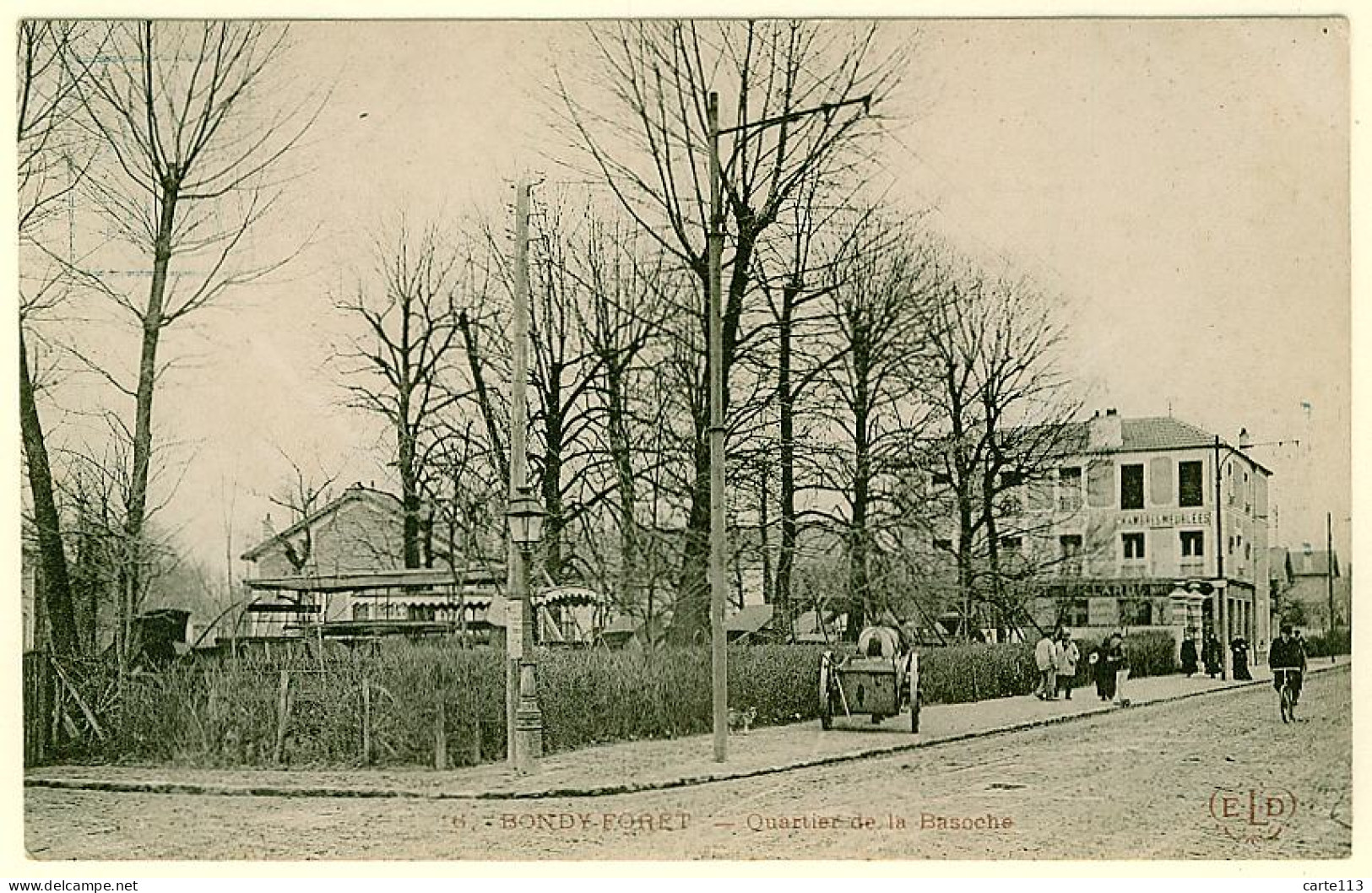 93 - B12971CPA - BONDY FORET - Quartier De La Basoche - Parfait état - SEINE-SAINT-DENIS - Bondy