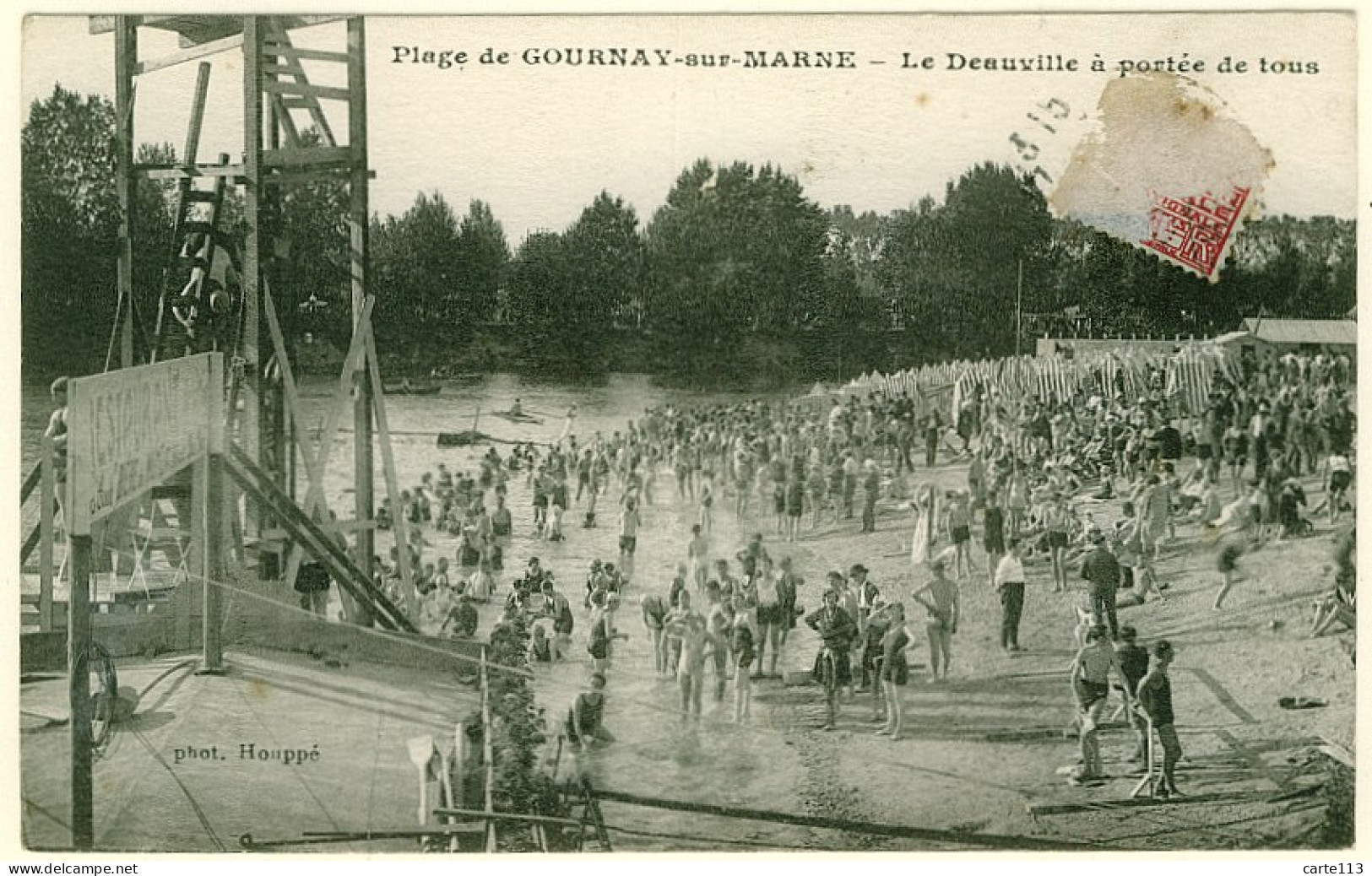 93 - B13136CPA - GOURNAY SUR MARNE - Plage, Le Deauville A Portee De Tous - Très Bon état - SEINE-SAINT-DENIS - Gournay Sur Marne