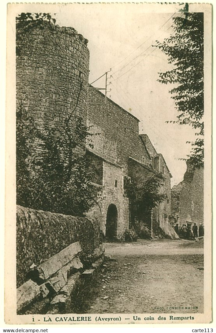 12 - B9812CPA - LA CAVALERIE - LARZAC - Un Coin Des Remparts - Très Bon état - AVEYRON - La Cavalerie