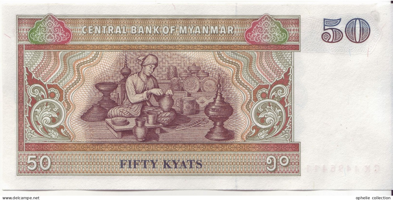Asie - Myanmar - Billet De Collection - PK N°73 - 50 Kyats - 81 - Sonstige – Asien