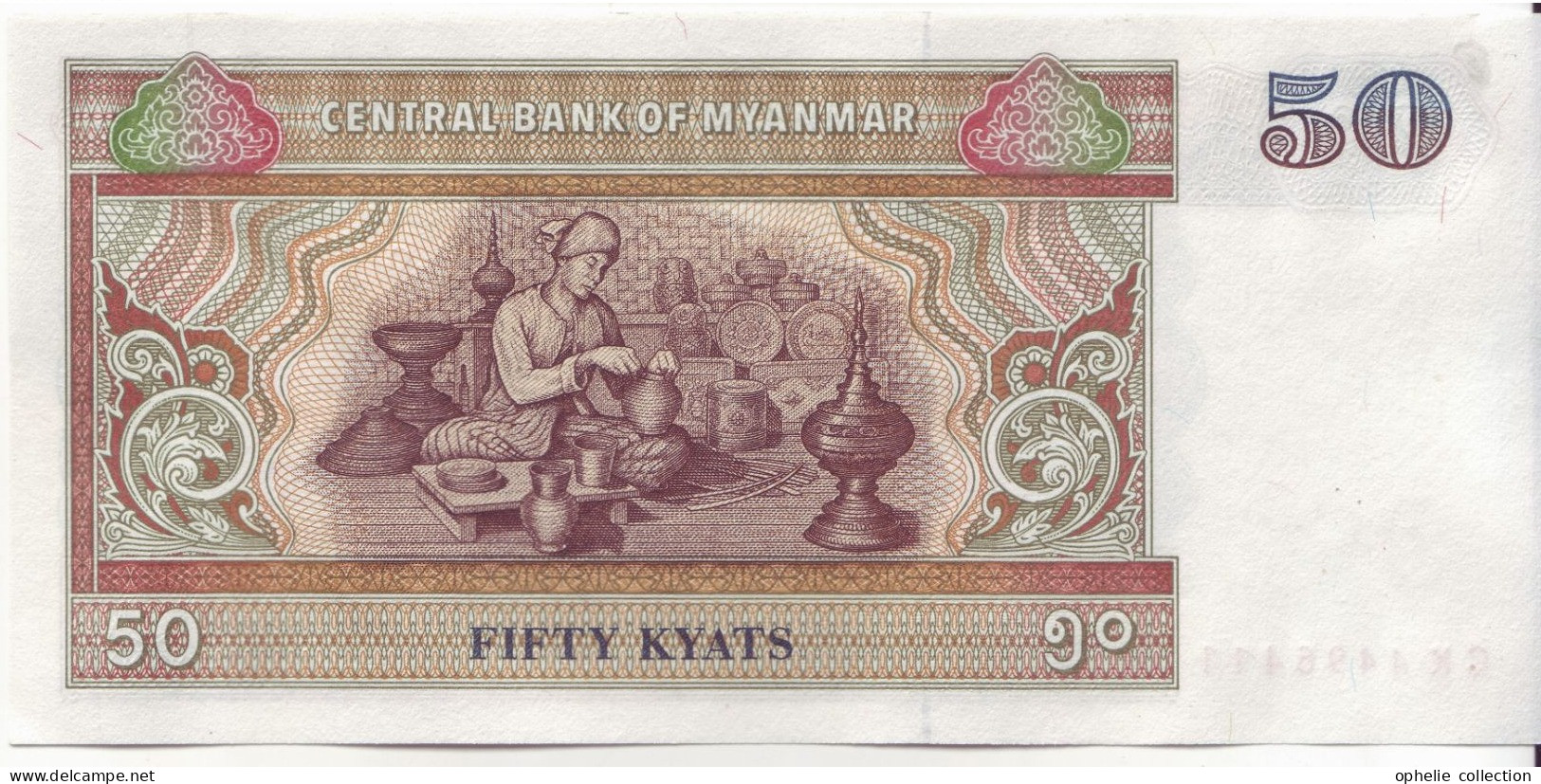 Asie - Myanmar - Billet De Collection - PK N°73 - 50 Kyats - 81 - Altri – Asia