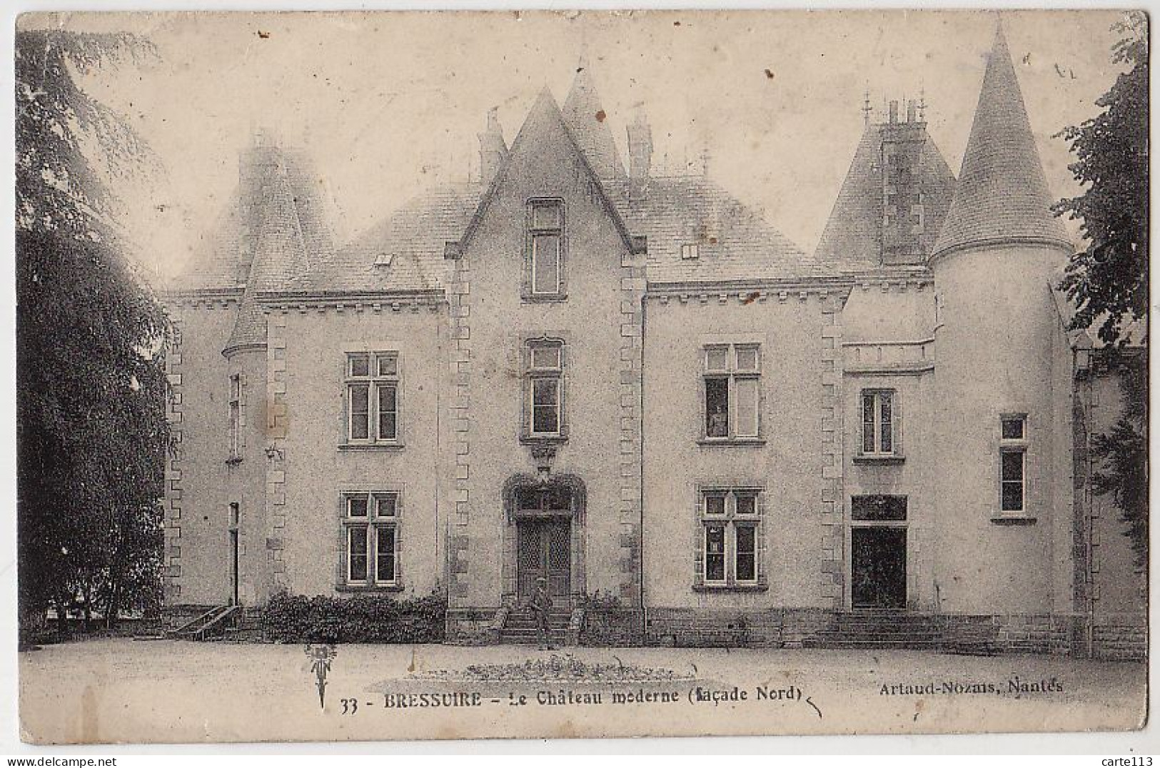 79 - B17998CPA - BRESSUIRE - Le Chateau Moderne Facade Nord - Assez Bon état - DEUX-SEVRES - Bressuire