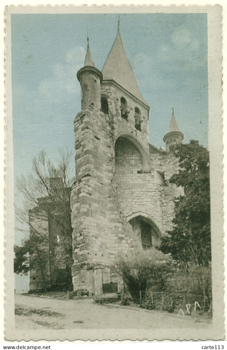 82 - B16451CPA - AUVILLARS - Clocher Eglise Saint Pierre - Très Bon état - TARN-ET-GARONNE - Auvillar