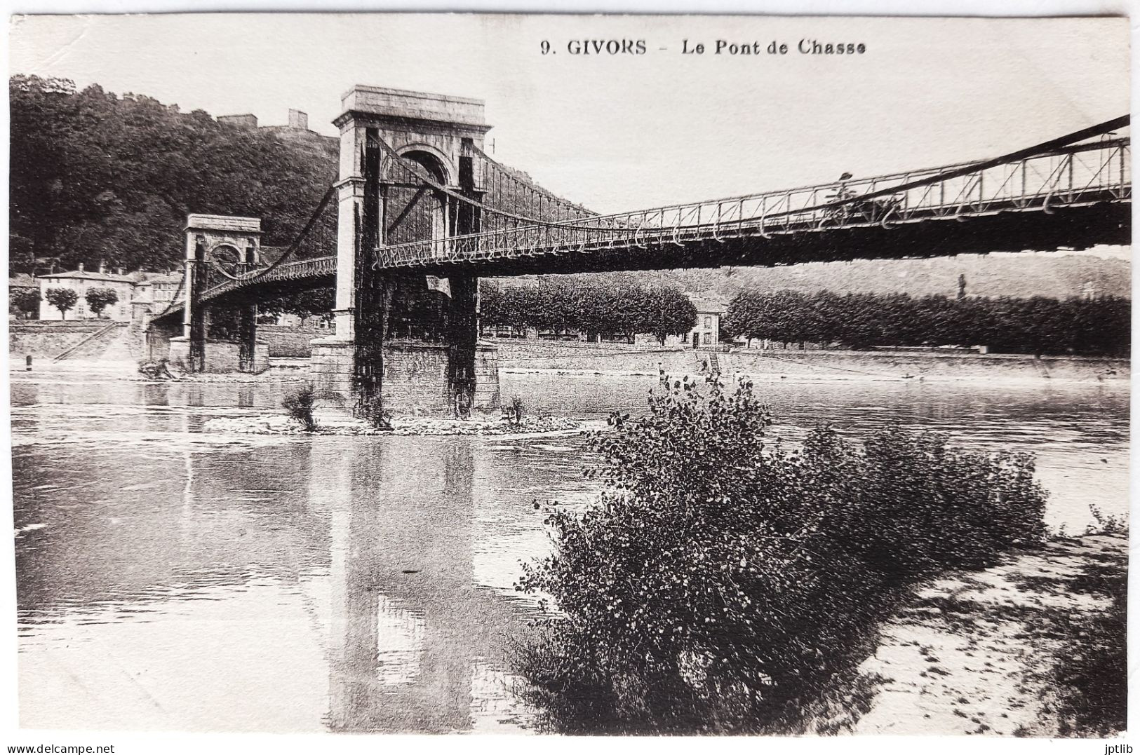 CPA Carte Postale / 69 Rhône, Givors / F. Pivot, Imprimeur-Éditeur - 9 / Le Pont De Chasse. - Givors