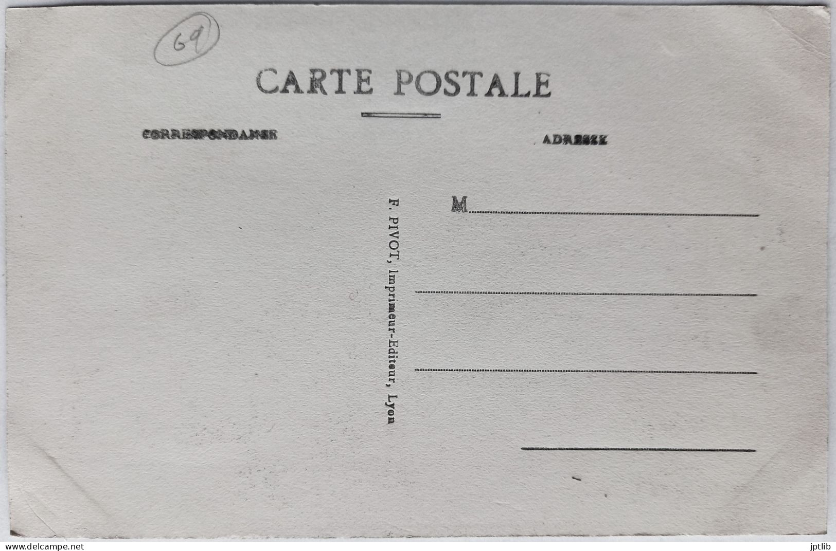 CPA Carte Postale / 69 Rhône, Givors / F. Pivot, Imprimeur-Éditeur - 9 / Le Pont De Chasse. - Givors