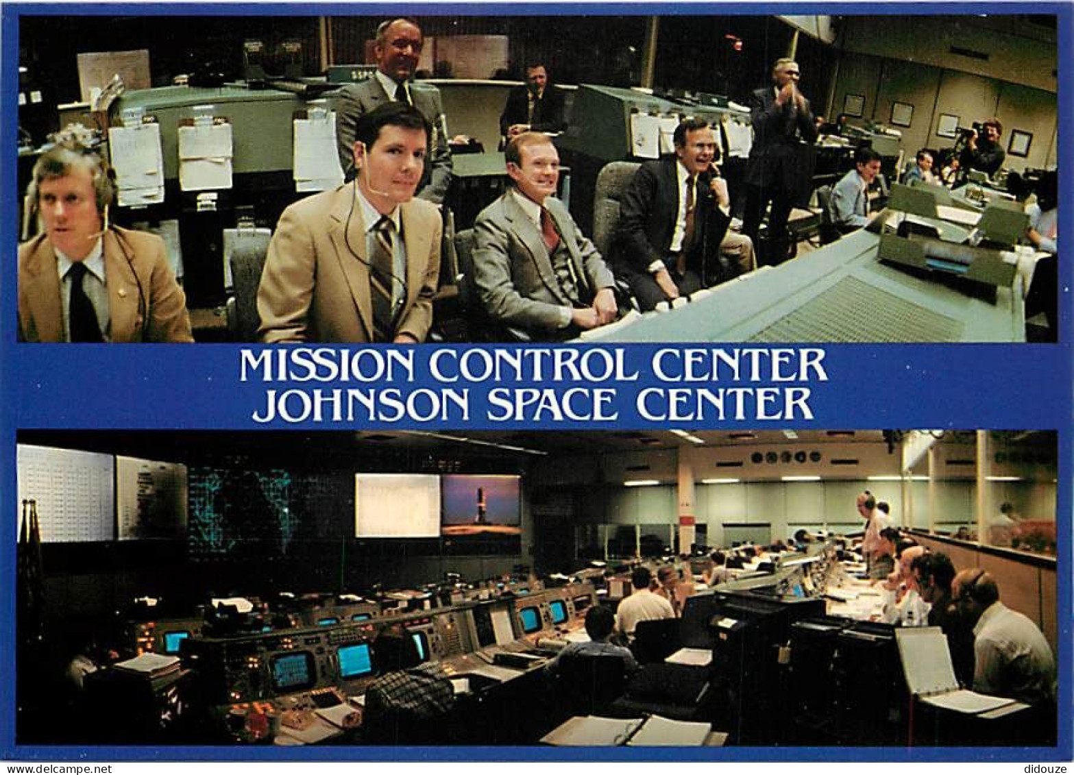 Astronomie - NASA - Johnson Space Center Houston Texas - Mission Control Center - Multivues - Carte Neuve - CPM - Voir S - Sterrenkunde