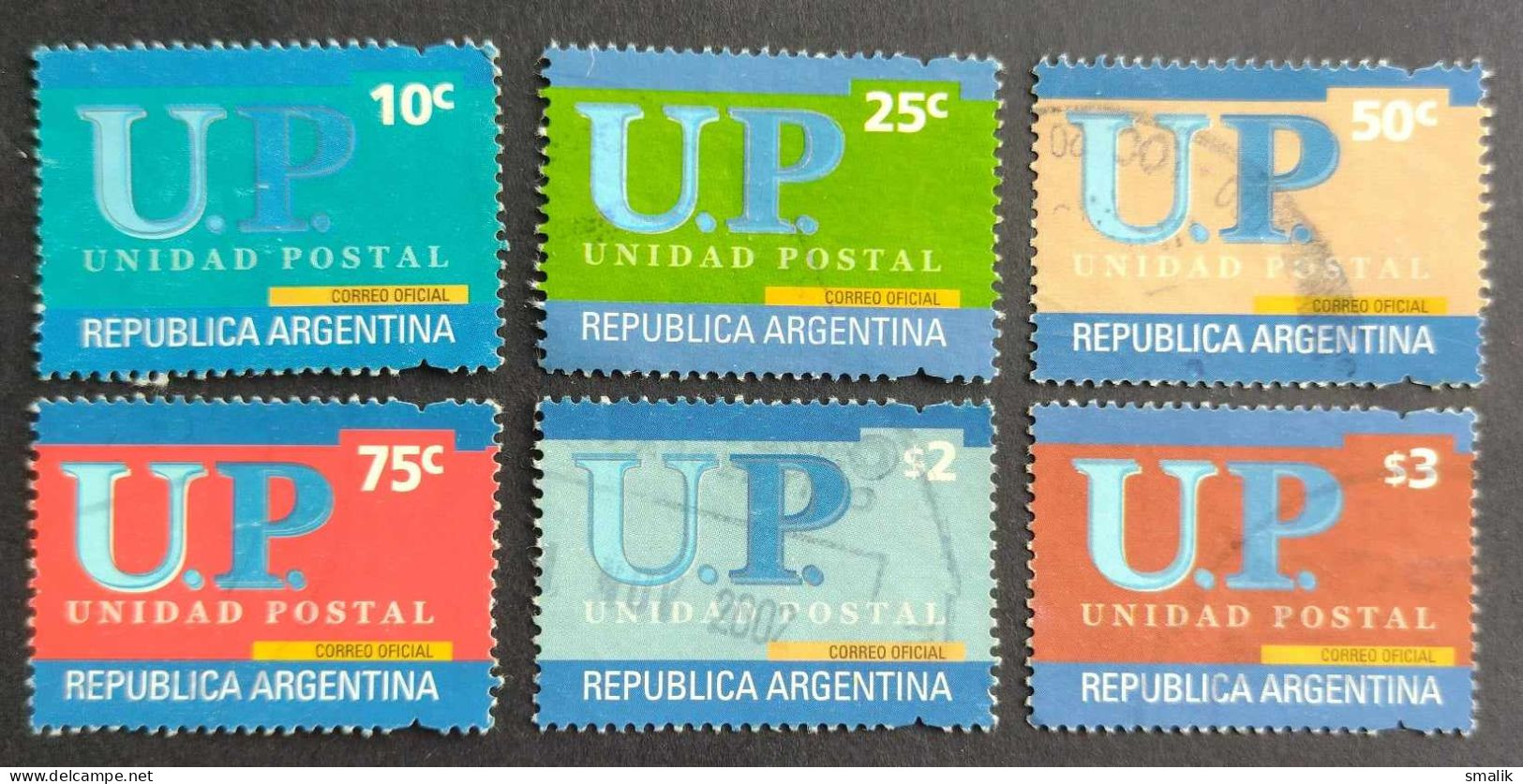 ARGENTINA 2001 - Postal Agent Definitive, Set Of 6 Stamps, Fine Used - Gebruikt