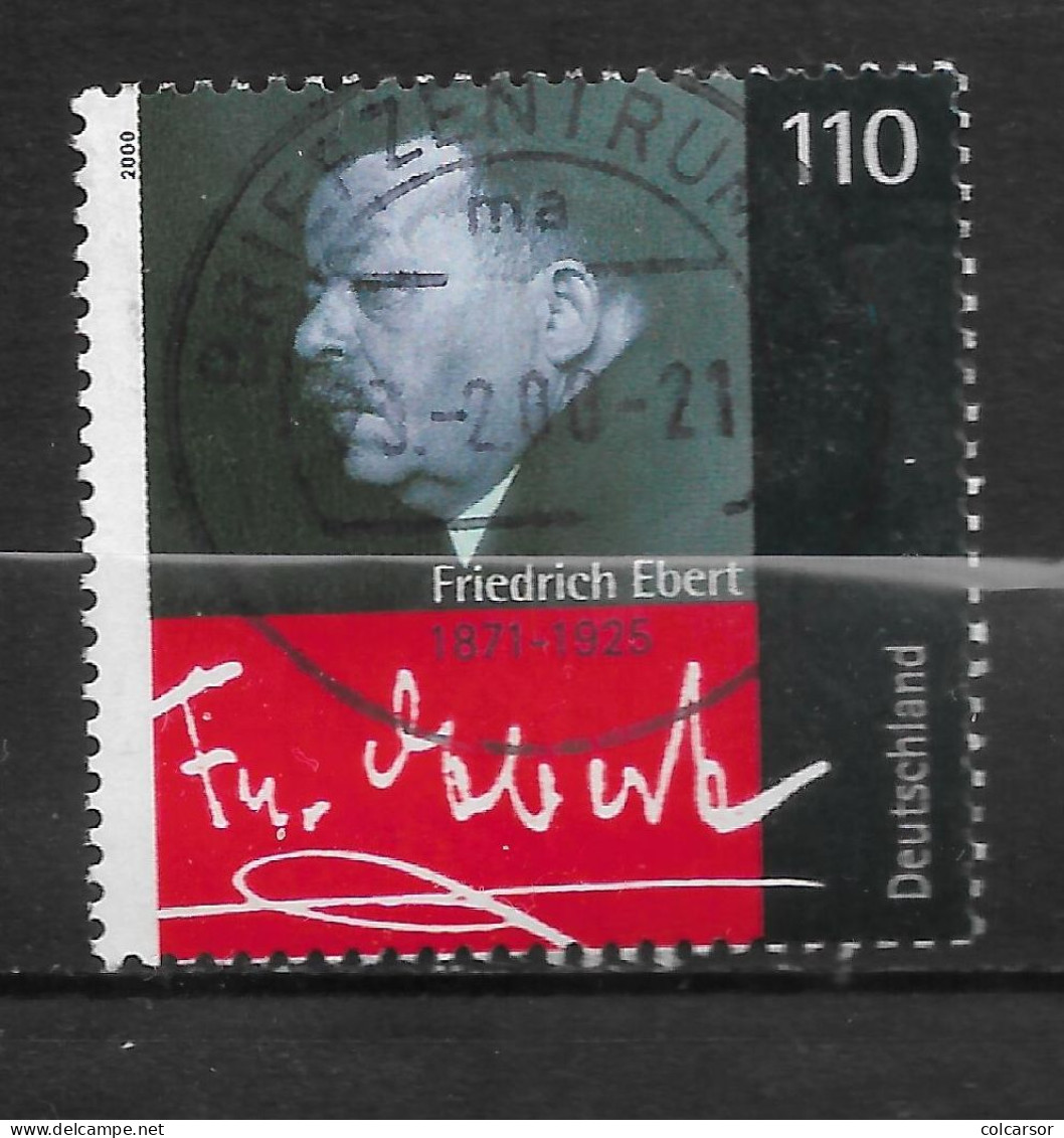 ALLEMAGNE FÉDÉRALE  N° 1933  " EBERT " - Gebruikt