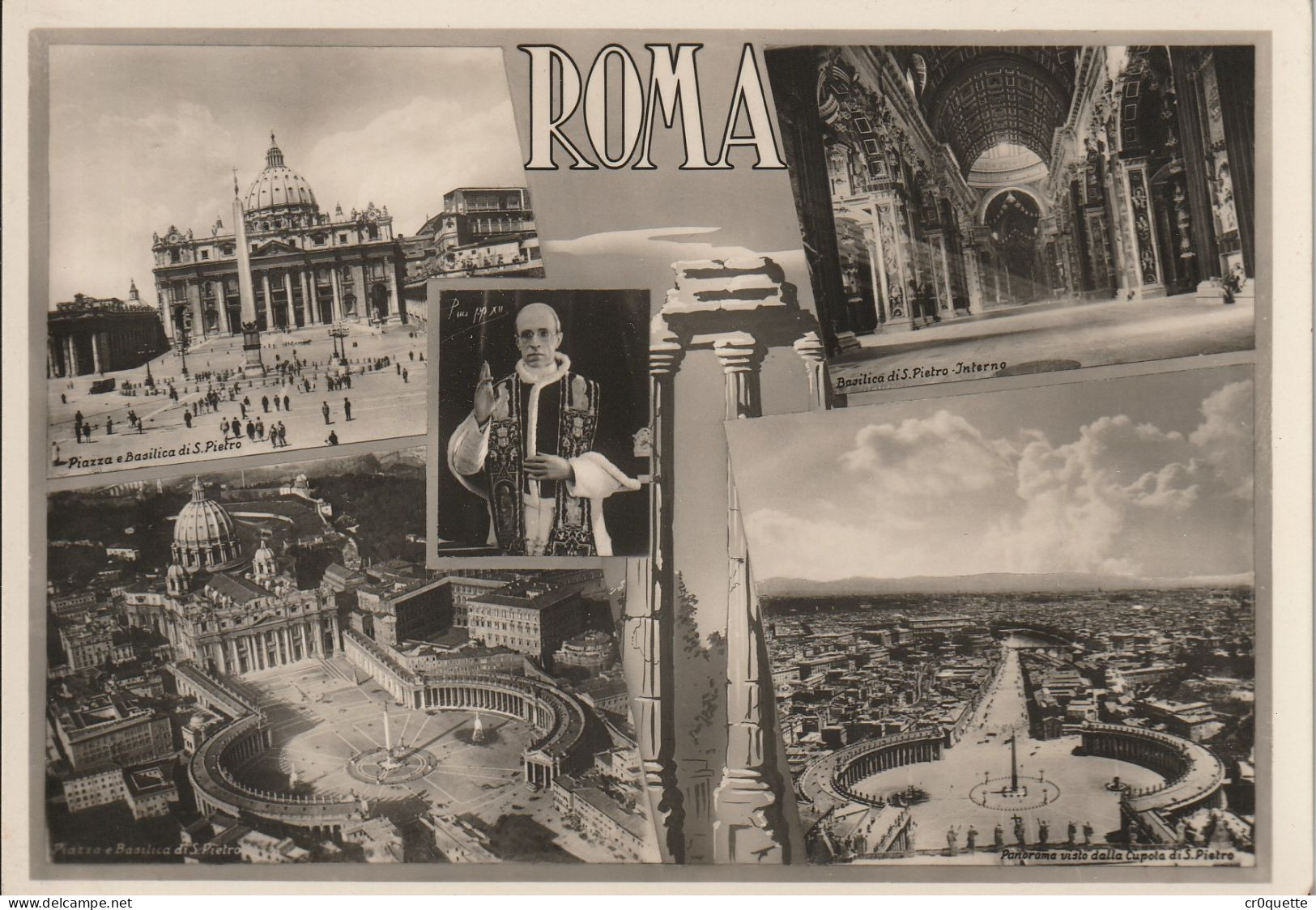# ITALIE - ROME - ROMA / PANORAMAS Et MONUMENTS Vers 1950 En 32 CARTES POSTALES En NOIR Et BLANC - Other Monuments & Buildings