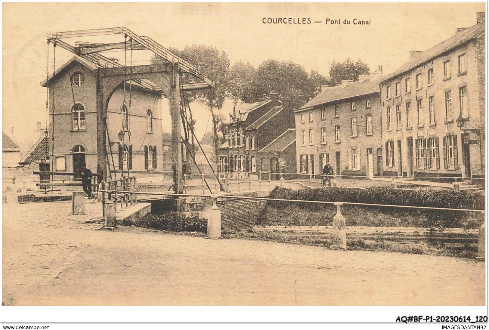 AQ#BFP1-BELGIQUE-0061 - COURCELLES - Pont Du Canal - Courcelles