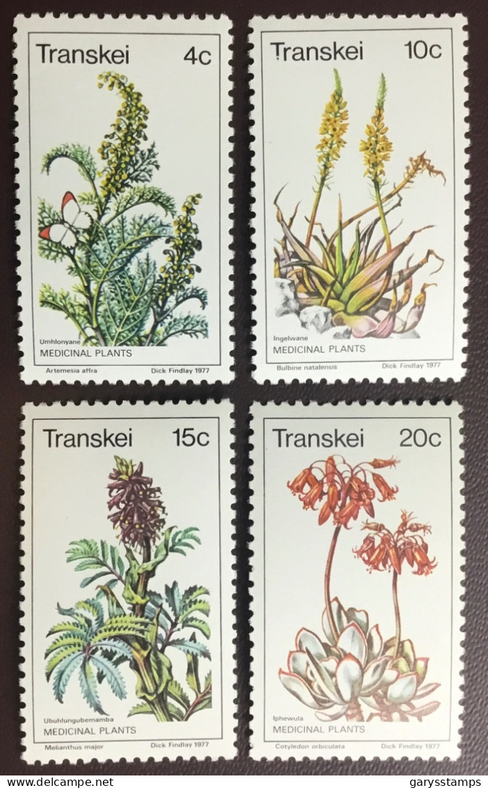Transkei 1977 Medicinal Plants MNH - Heilpflanzen