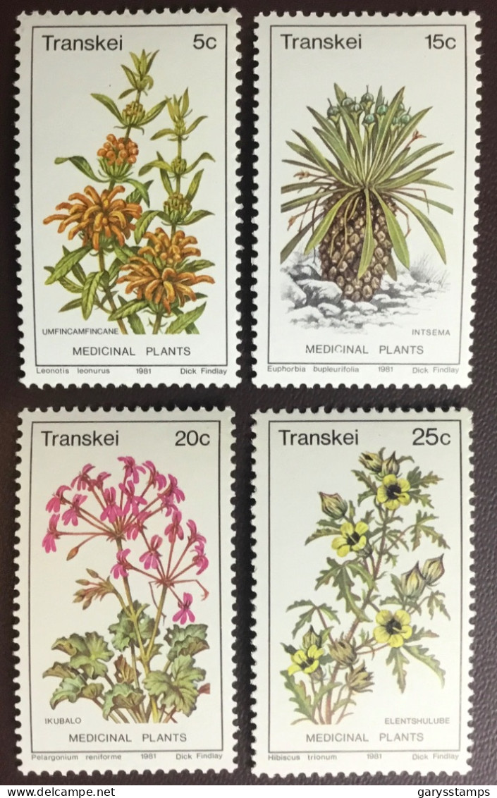 Transkei 1981 Medicinal Plants MNH - Plantas Medicinales