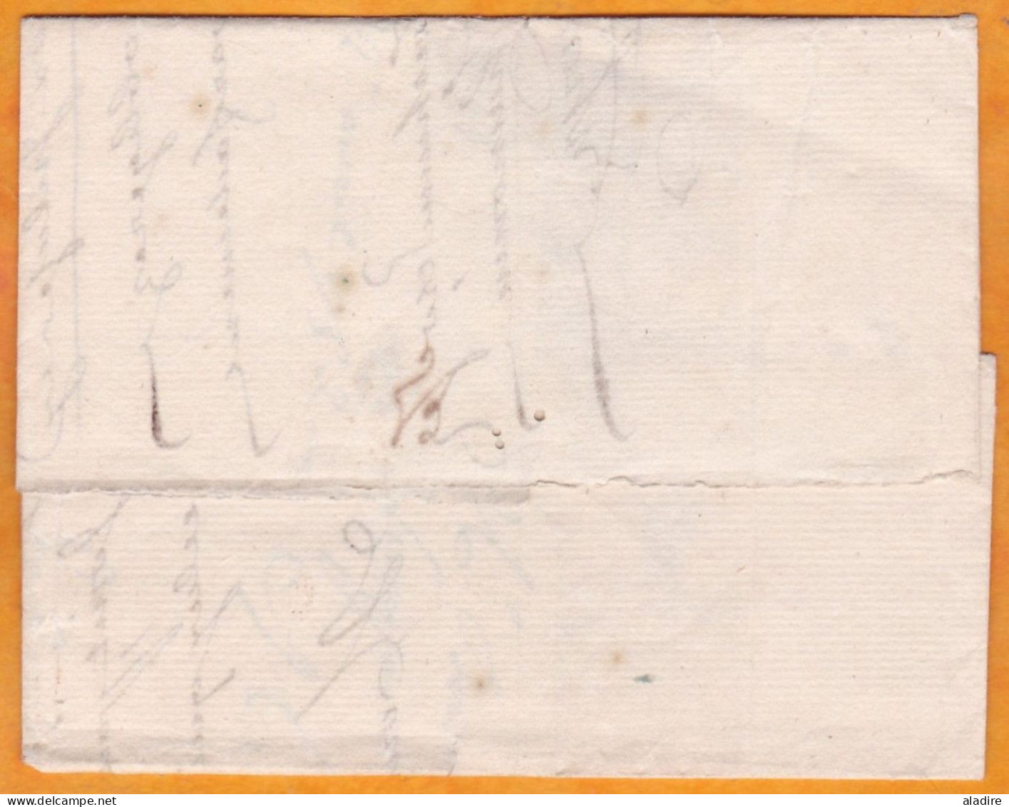 1752 - Marque Postale DUNKERQUE Sur Lettre Vers Nieuport, Pays Bas Autrichiens Auj. Belgique - 1701-1800: Precursors XVIII