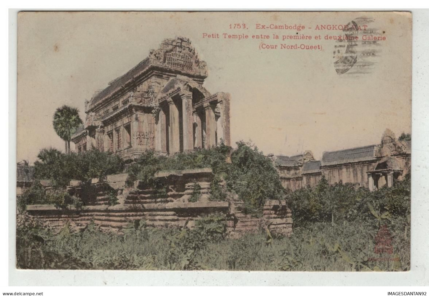 TONKIN INDOCHINE VIETNAM SAIGON #18571 EX CAMBODGE ANGKOR WAT PETIT TEMPLE - Cambogia