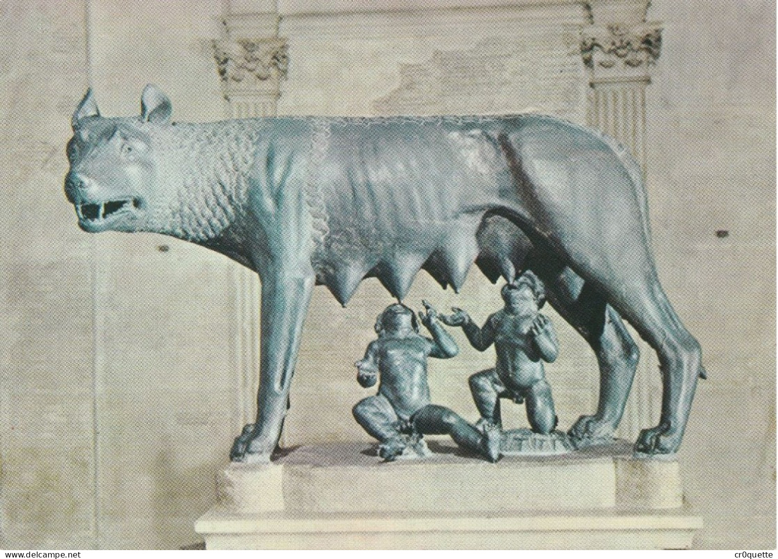 # ITALIE - ROME - ROMA / PANORAMAS et MONUMENTS vers 1950 en 8 CARTES POSTALES COULEUR