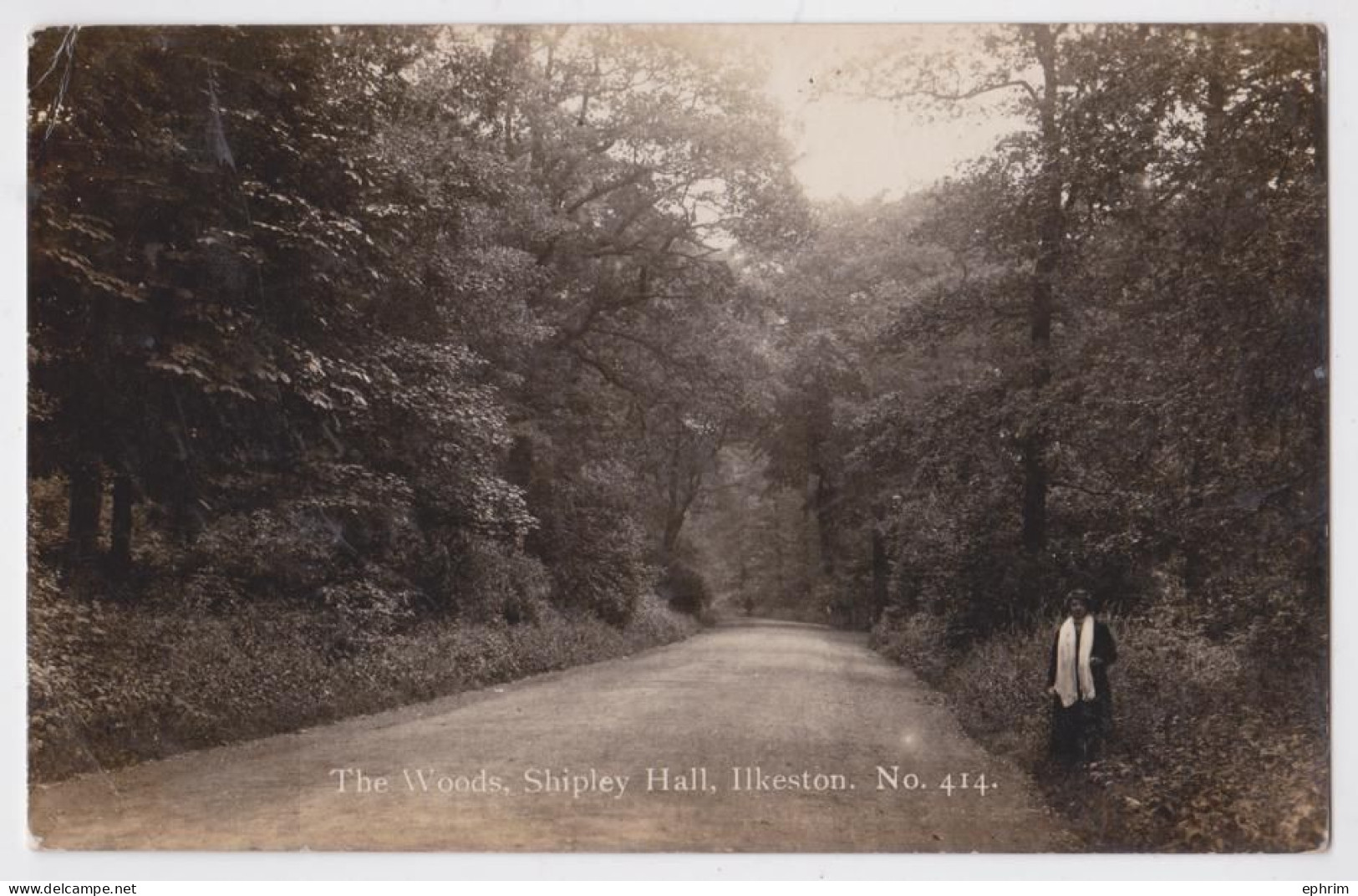 Ilkeston The Woods Shipley Hall Photo Postcard - Derbyshire