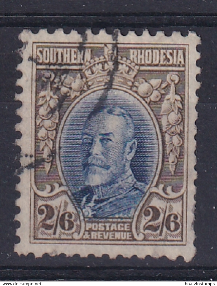 Southern Rhodesia: 1931/37   KGV   SG26     2/6d   [Perf: 12]   Used - Zuid-Rhodesië (...-1964)