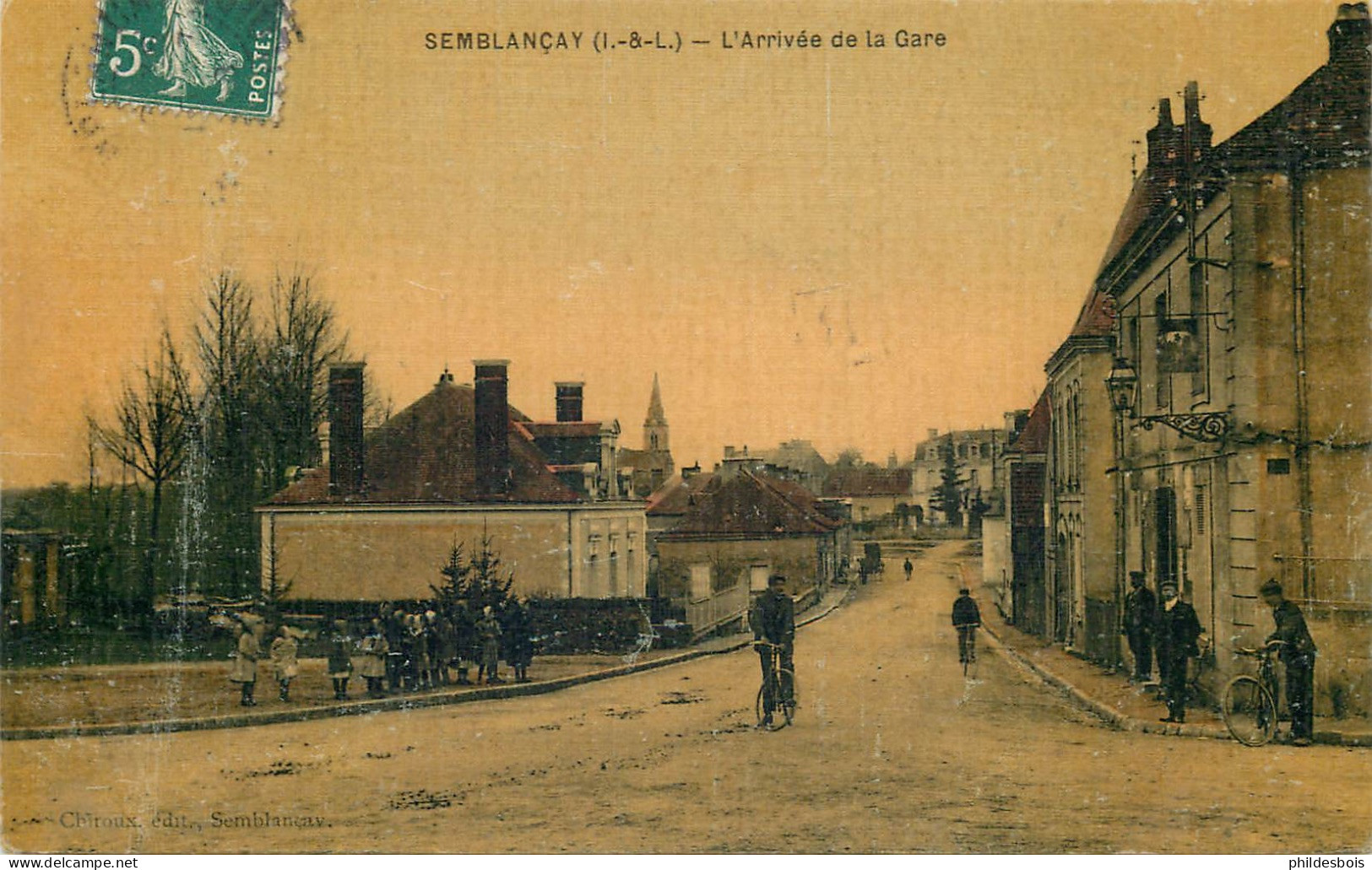 INDRE ET LOIRE  SEMBLANCAY   L'arrivée De La Gare - Semblançay