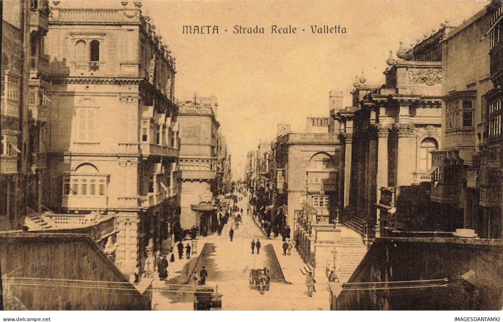MALTE MALTA #25220 STRADA REALE VALLETTA - Malte