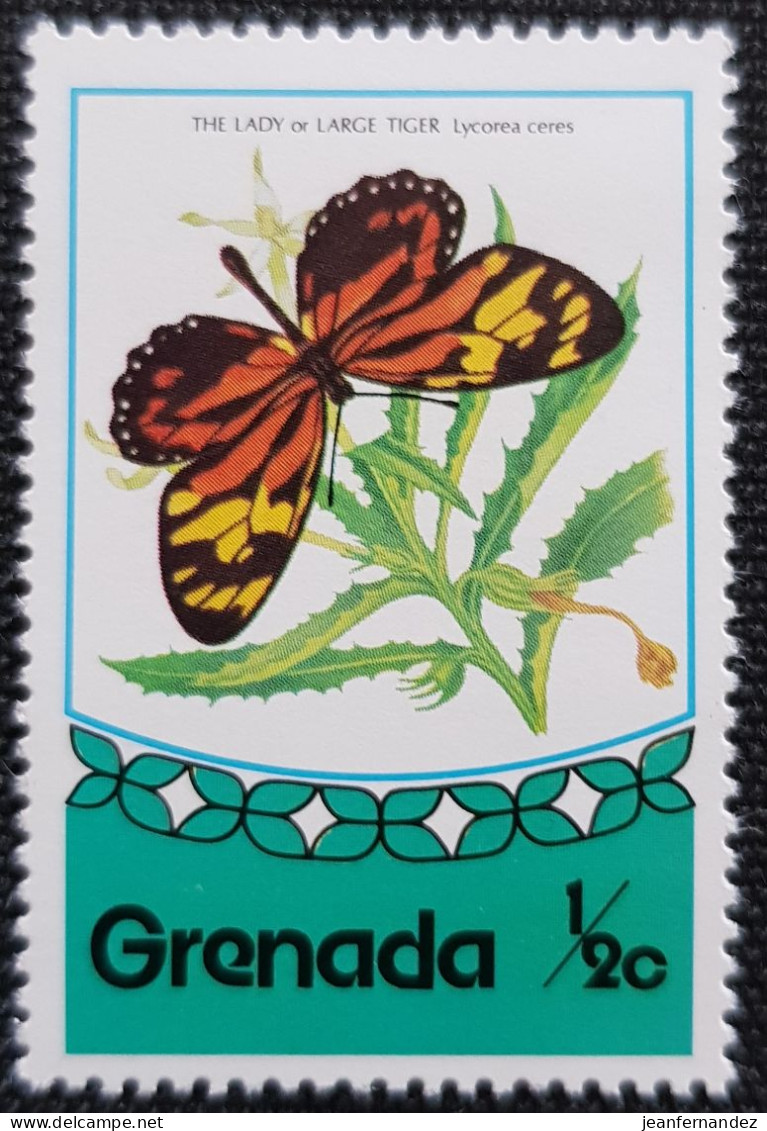 Grenade 1975 Butterflies   Stampworld N° 694 - Grenada (1974-...)