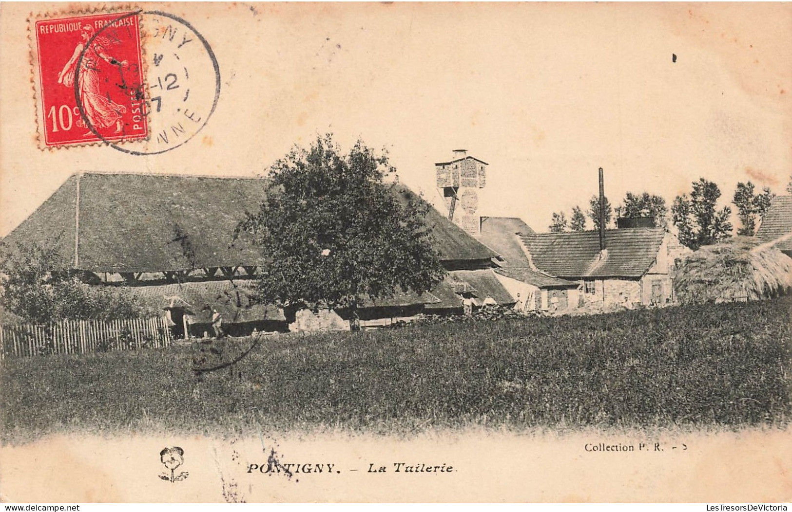 FRANCE - Pontigny - La Tuillerie - Collection P R - Vue Sur Plusieurs Maisons - Carte Postale Ancienne - Pontigny