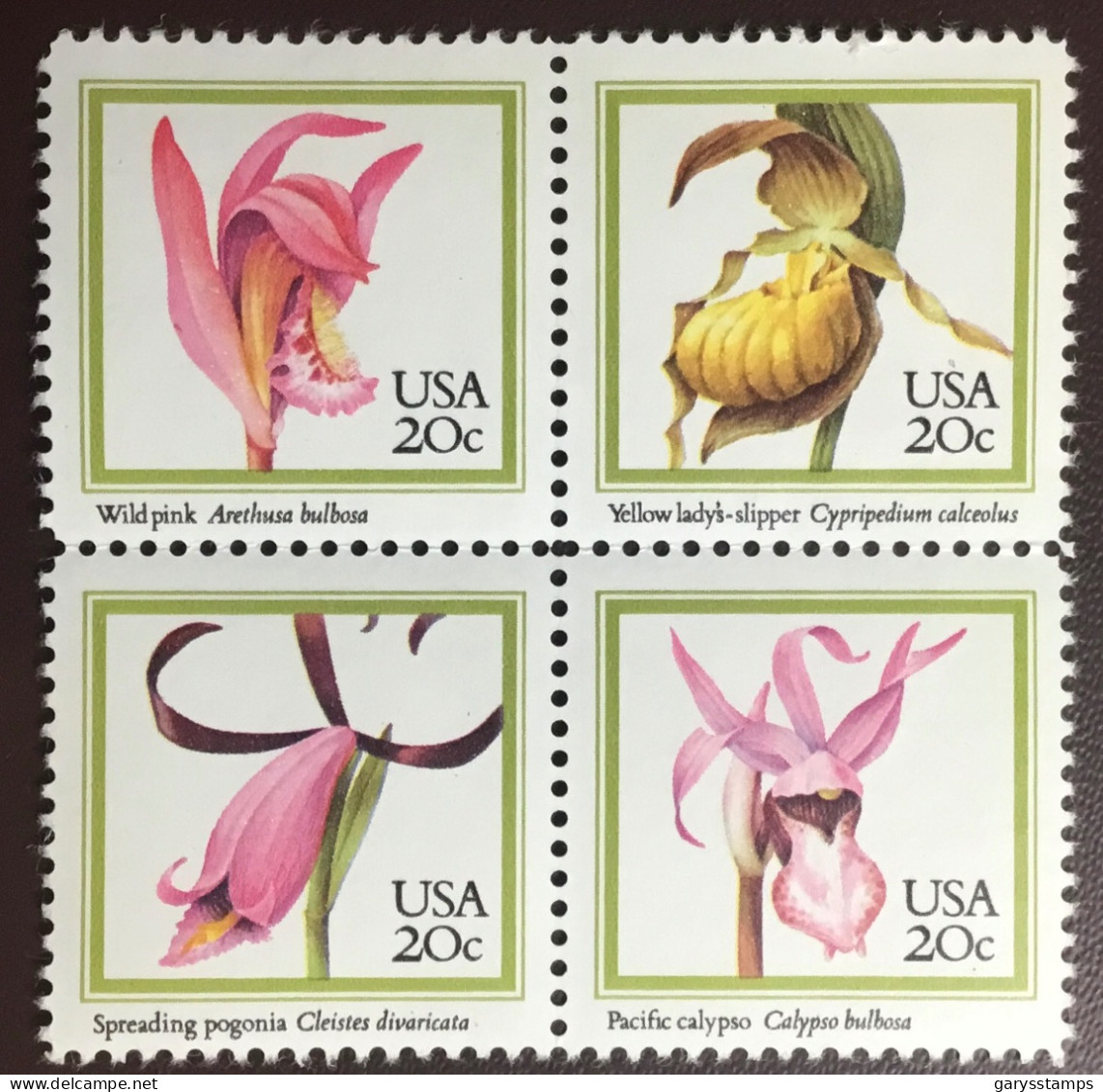 United States USA 1984 Orchids Flowers MNH - Orchideeën