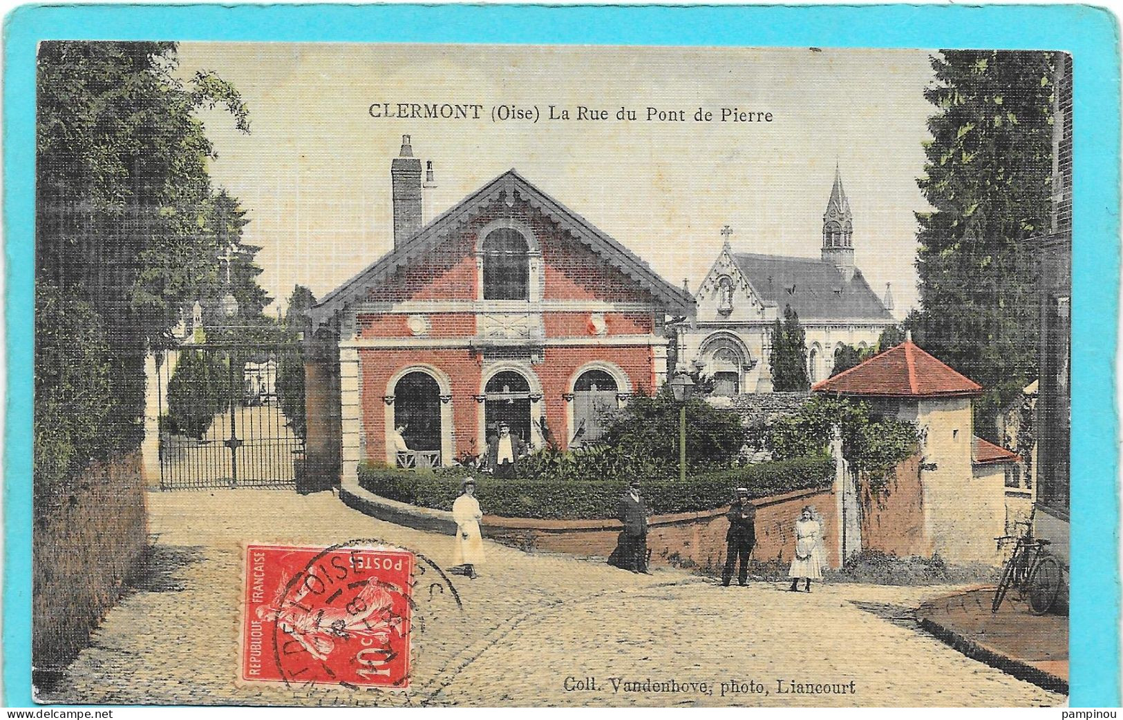 60 - CLERMONT - La Rue Du Pont De Pierre - Animée - Toilée - Clermont