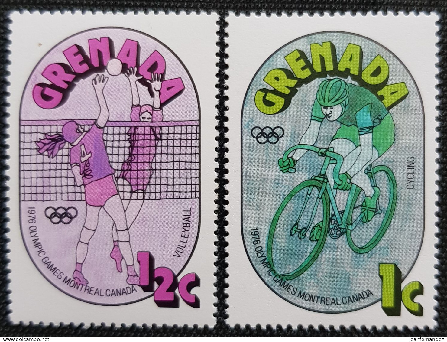 Grenade 1976 Olympic Games - Montreal, Canada  Stampworld N° 766 Et 767 - Grenada (1974-...)