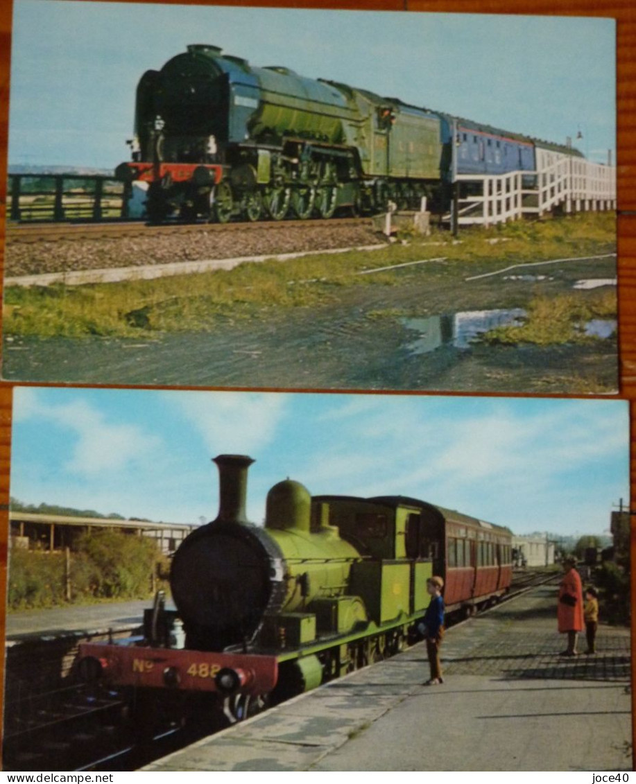 Lot De 19 CPSM Sur Les Locomotives-petits Trains Touristiques - 5 - 99 Postcards