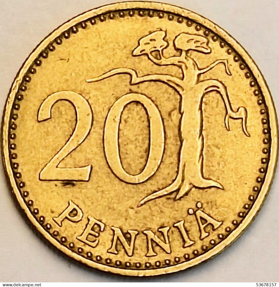 Finland - 20 Pennia 1972 S, KM# 47 (#3929) - Finlandia