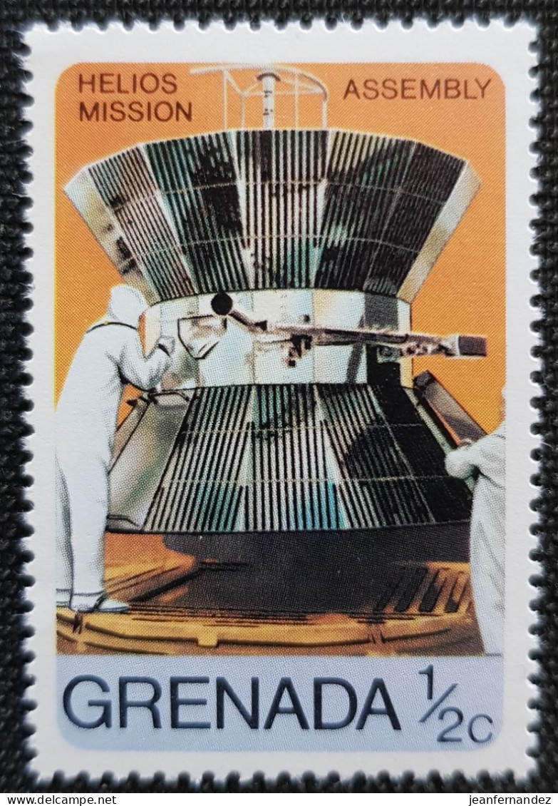 Grenade 1976 Viking And Helios Space Missions   Stampworld N° 791 - Grenada (1974-...)