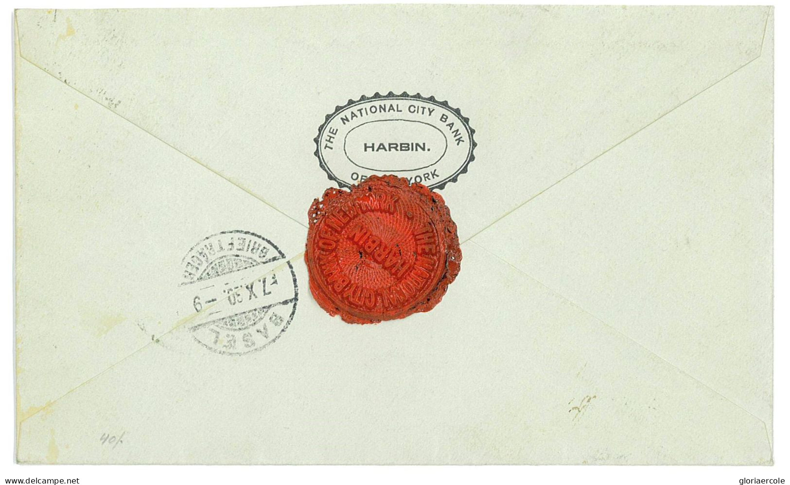 P2798 - CHINA/MANCHURIA , 1930, VERY CLEAN AND FRESH REGISTRED COVER FROM HARBIN TO BASEL - 1932-45 Manchuria (Manchukuo)