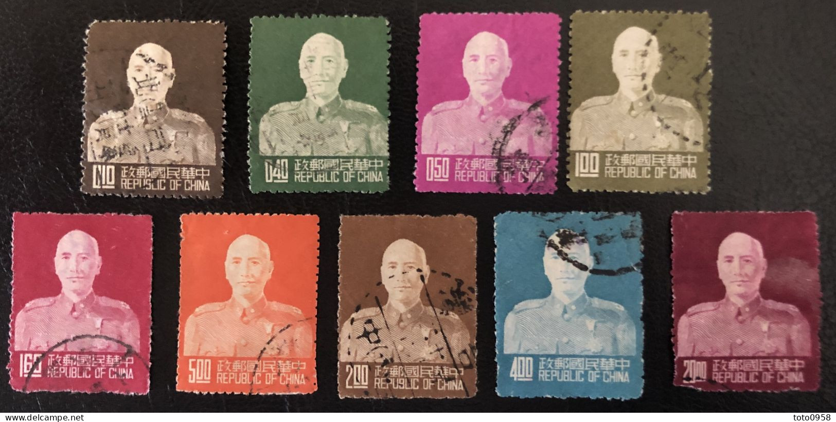 Chine 1953 The 60th Anniversary Of The Birth Of President Chiang Kai-shek, 1887-1975 - Used Stamps