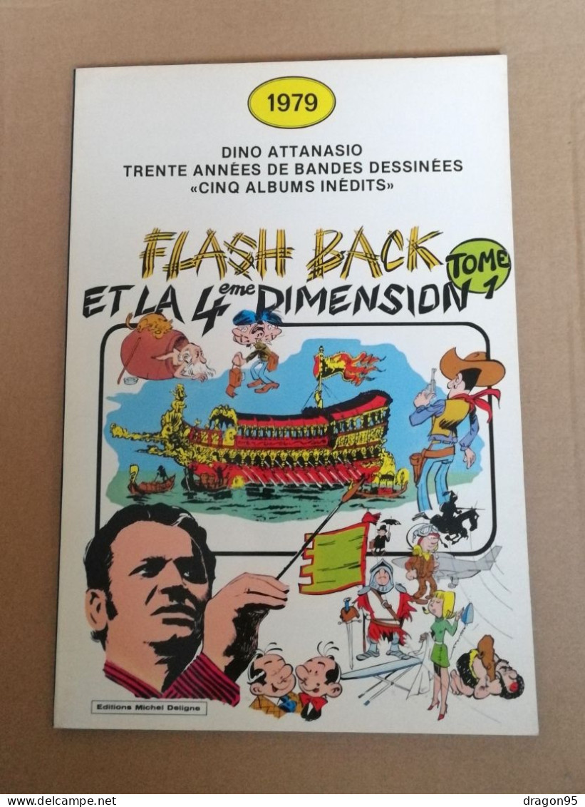 EO Flash Back Et La 4e Dimension - Attanasio - éd. Michel Deligne - 1979 - Original Edition - French