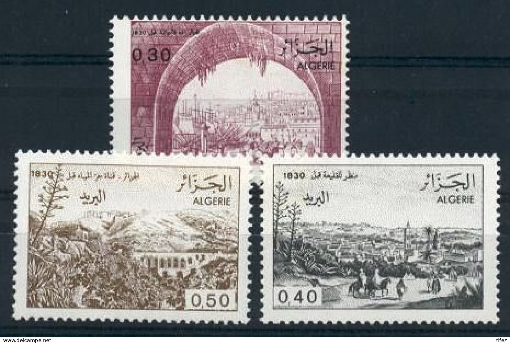 Année 1984-N°822/824 Neufs**MNH : Vues D'Algérie Avant 1830 - Argelia (1962-...)