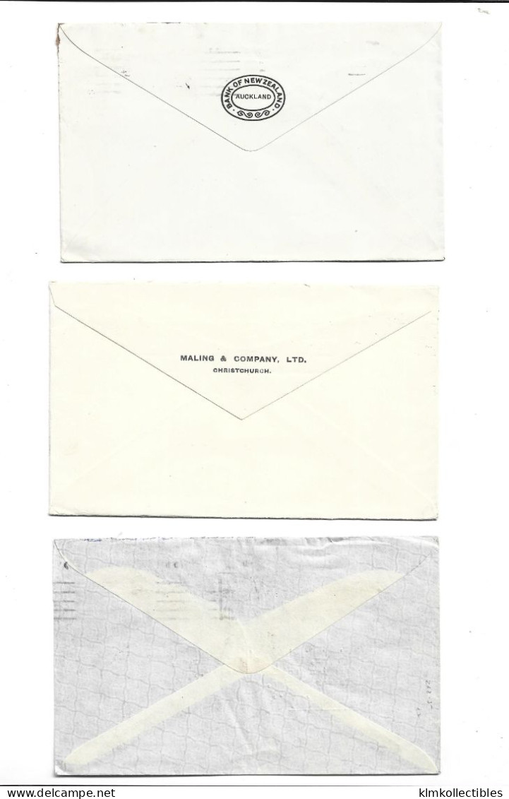 NEW ZEALAND - POSTAL HISTORY LOT - CENSORED AIRMAIL - Autres & Non Classés