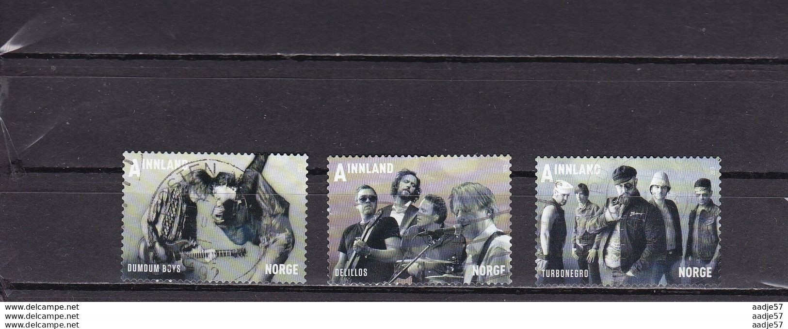 Norway Norvège Noorwegen 2013 Popular Bands 'A' Mi.Nr. 1828-1830 Used - Used Stamps
