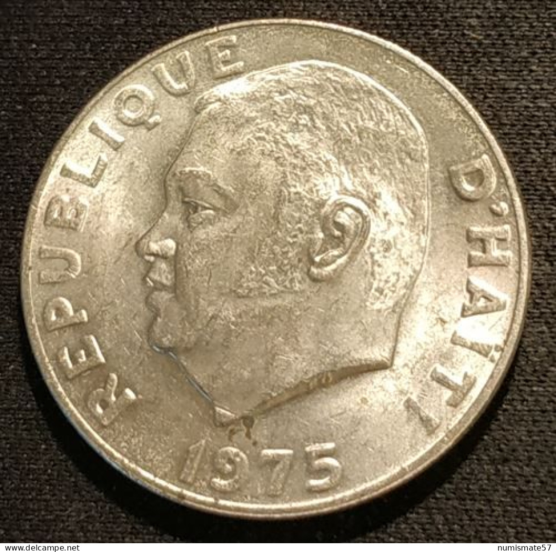 HAITI - 20 CENTIMES 1975 - KM 100 - FAO - Jean-Claude Duvalier, Dit "Papa Doc" - Haïti