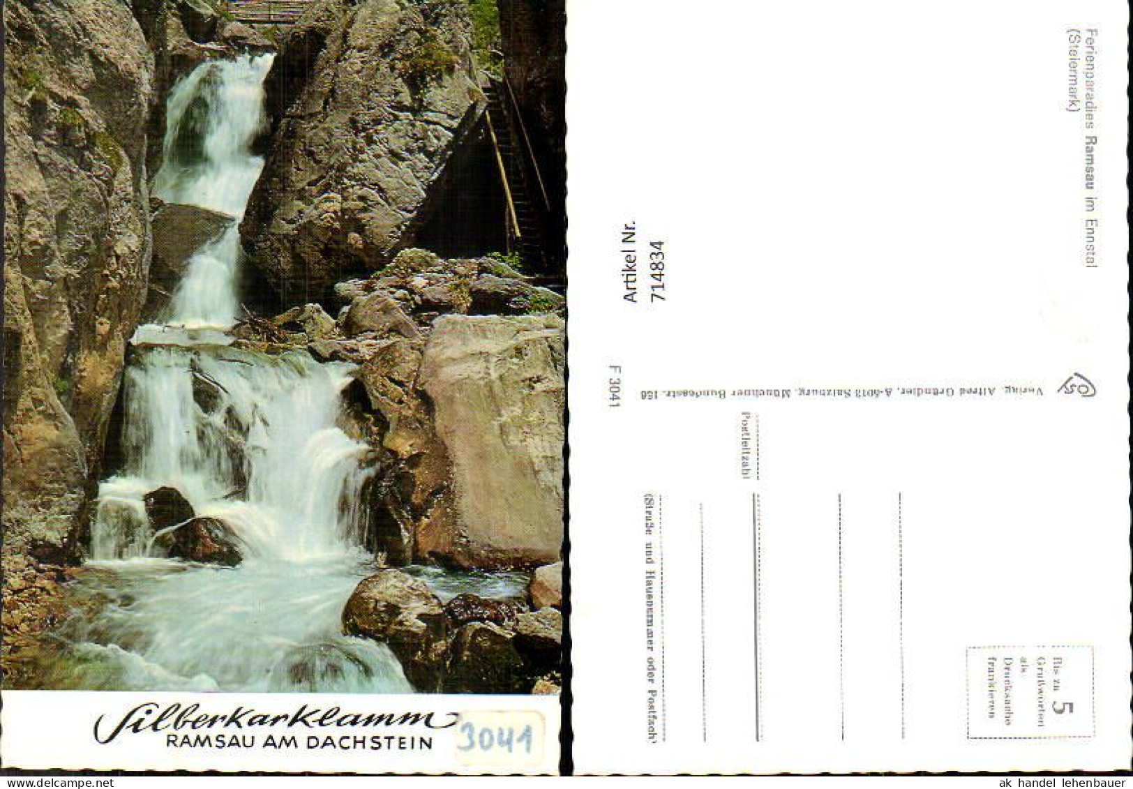 714834 Silberkarklamm Ramsau Am Dachstein Wasserfall - Ramsau Am Dachstein