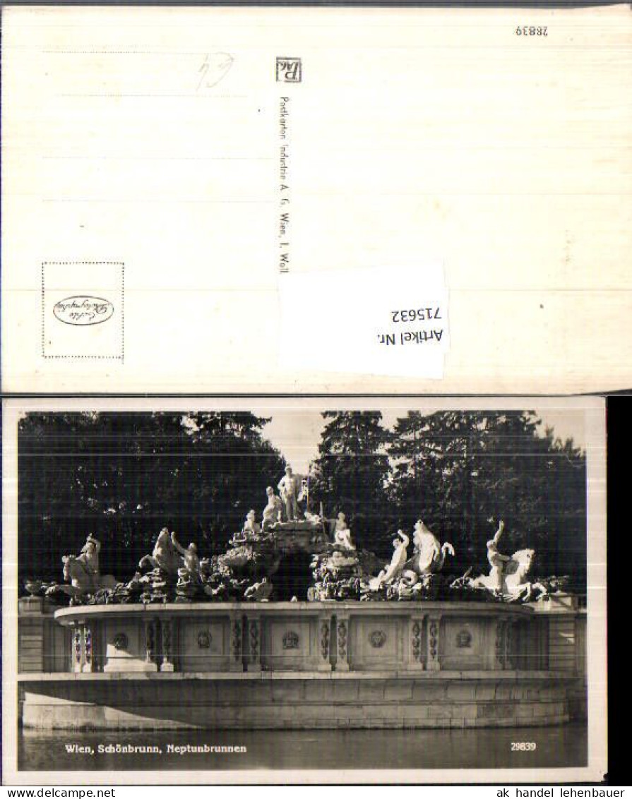 715632 Wien Hietzing Schönbrunn  - Château De Schönbrunn