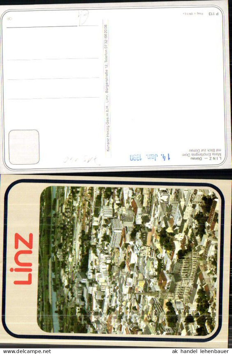 715460 Linz An Der Donau Fliegeraufnahme Luftbild - Linz