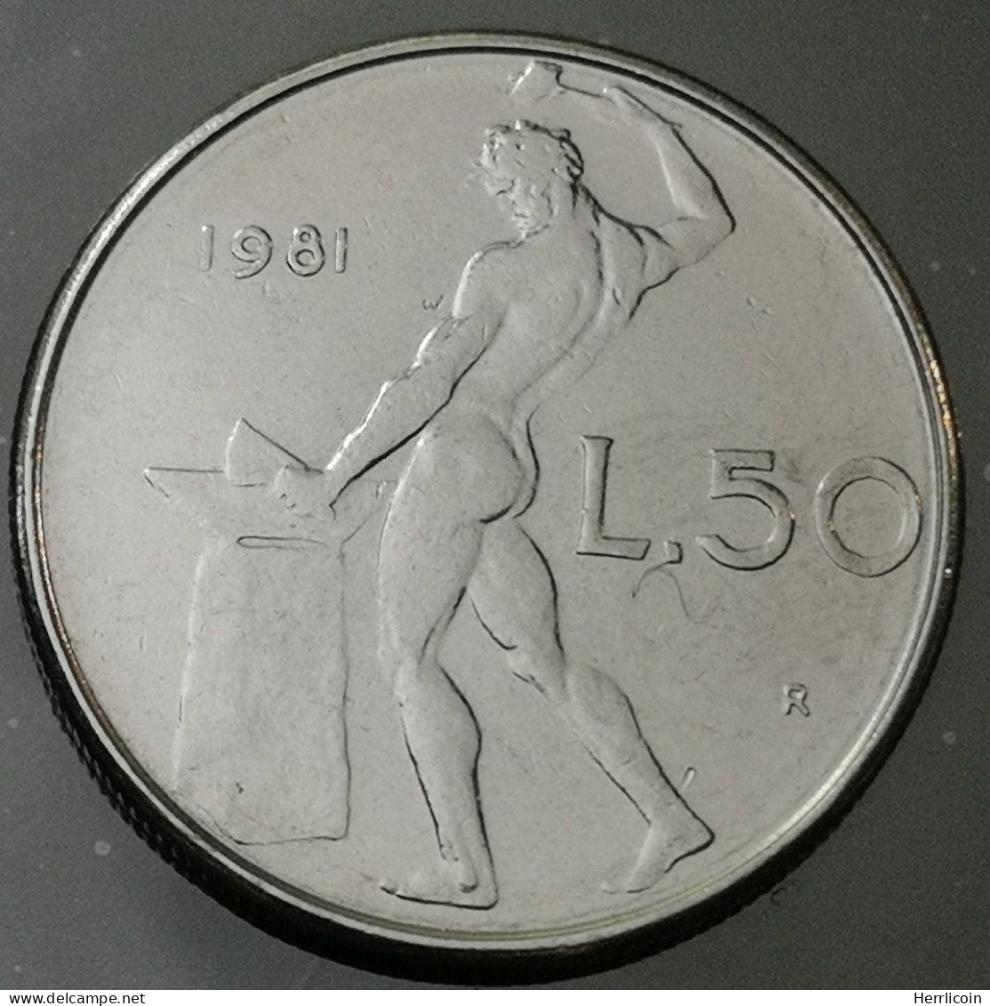 Monnaie Italie - 1981 R - 50 Lire Grand Module - 50 Lire