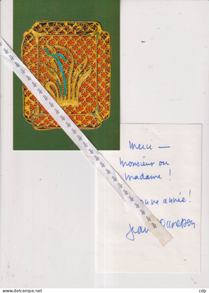 Autographe JEAN D'ORMESSON - Schriftsteller