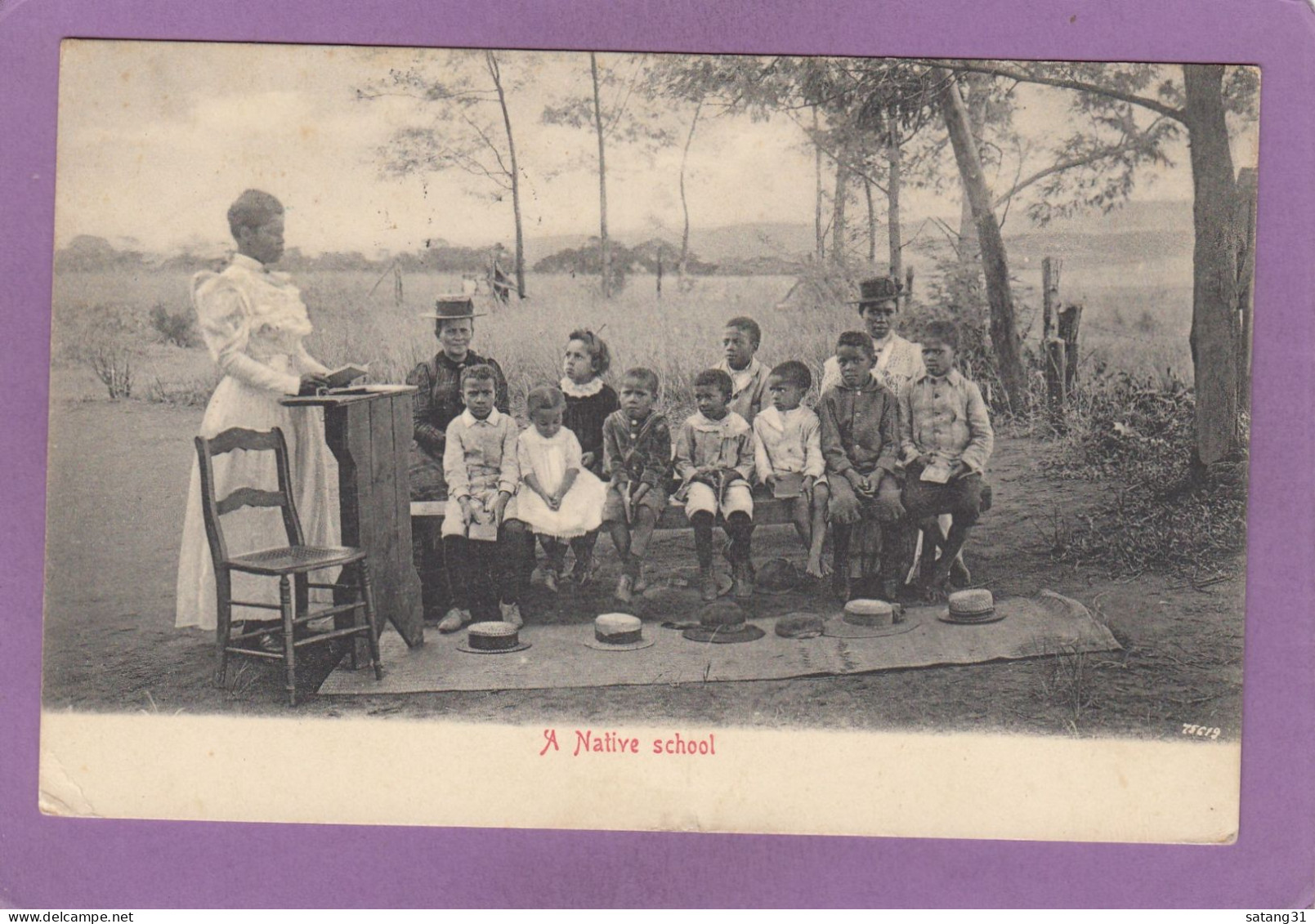 NATAL,A NATIVE SCHOOL,1908. - South Africa