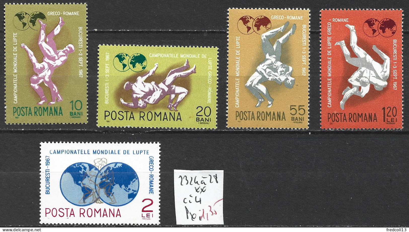 ROUMANIE 2324 à 28 ** Côte 4 € - Unused Stamps