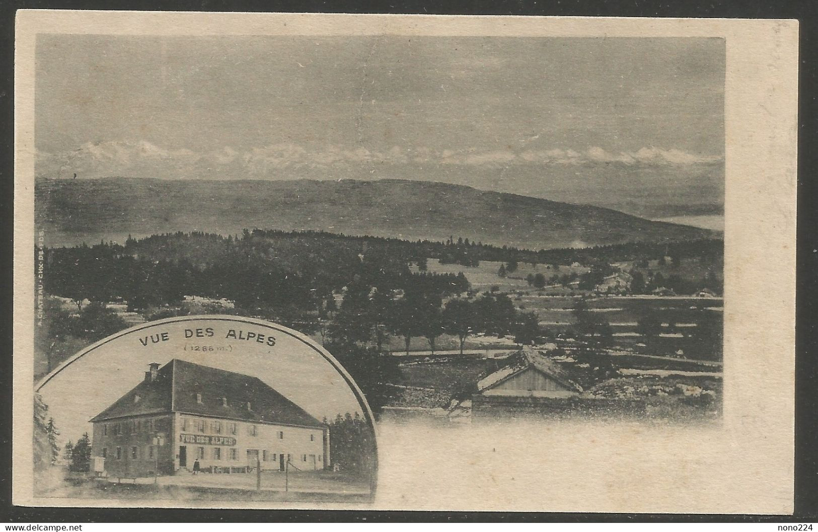 Carte P De 1904 ( Geneveys & Vue Des Alpes ) - Geneveys