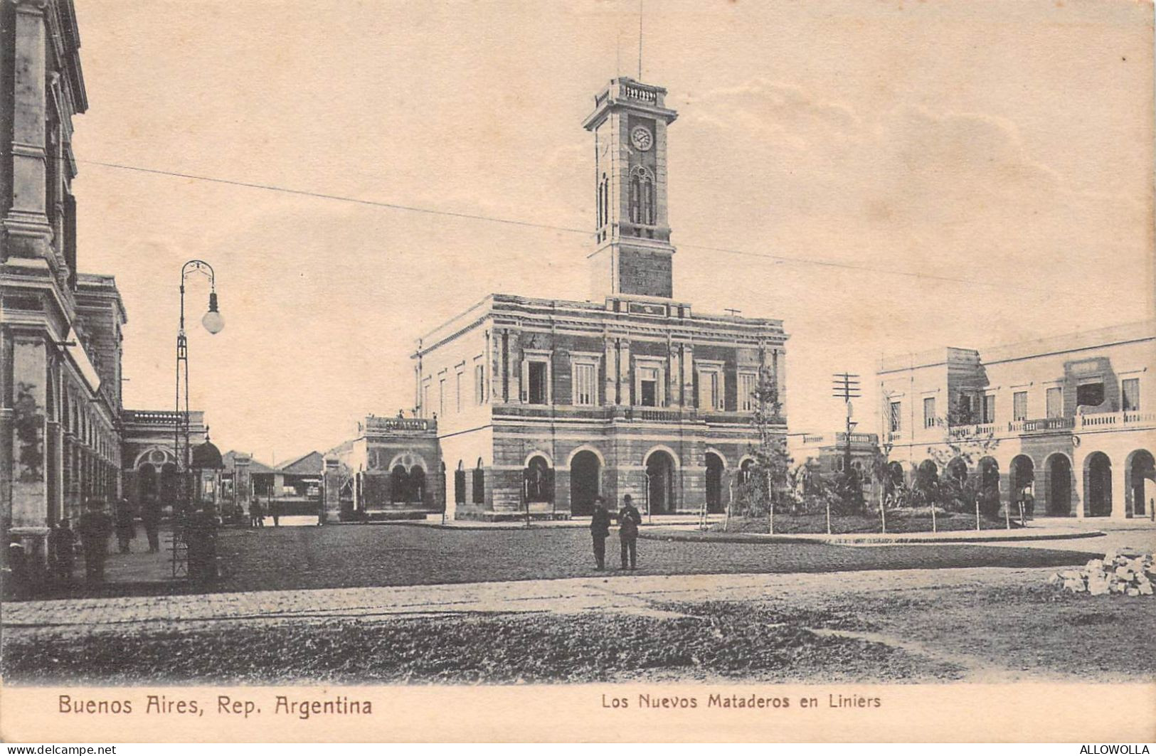 26459 " BUENOS AIRES-REP. ARGENTINA-LOS NUEVOS MATADEROS EN LINIERS "ANIMADA-VERA FOTO-CART. NON SPED. - Argentina